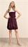 Krüger Dirndl Mini Betty beere - Gr.44
