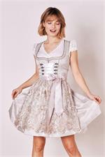 Krüger Dirndl Mini Freda beige - Gr.38