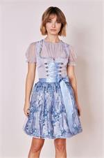 Krüger Dirndl Mini Karlotta hellblau - Gr.38