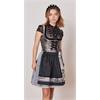 Krüger Dirndl Mini Laurina grau - Gr.30