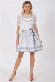 Krüger Dirndl Mini Maella h'blau/silber - Gr.42