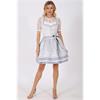 Krüger Dirndl Mini Maella h'blau/silber - Gr.44