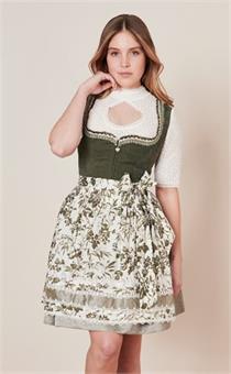 Krüger Dirndl Mini Merja oliv - Gr.40