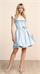 Krüger Dirndl Mini Oceana h'blau - Gr.36