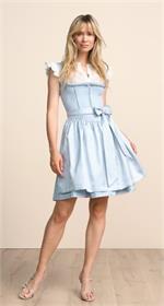 Krüger Dirndl Mini Oceana h'blau - Gr.38