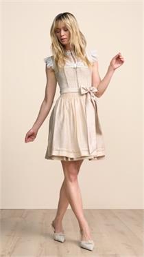 Krüger Dirndl Mini Zarina beige - Gr.42