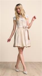 Krüger Dirndl Mini Zarina beige - Gr.42