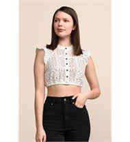 Krüger Dirndlbluse Flügelarm Dana ecru Krüger Dirndlbluse Flügelarm Dana ecru