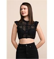 Krüger Dirndlbluse Flügelarm Dana schwarz Krüger Dirndlbluse Flügelarm Dana schwarz