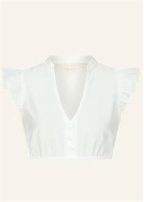 Krüger Dirndlbluse Flügelarm Leda ecru - Gr.36