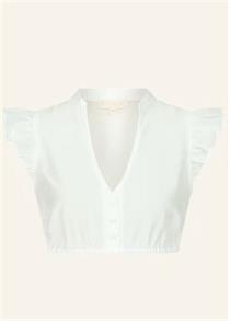 Krüger Dirndlbluse Flügelarm Leda ecru - Gr.40
