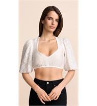 Krüger Dirndlbluse Galita ecru