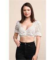 Krüger Dirndlbluse KA Deike Spitze ecru