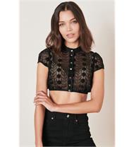 Krüger Dirndlbluse Lavina schwarz