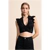Krüger Dirndlbluse Lorea schwarz - Gr.40