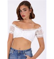 Krüger Dirndlbluse Mara ecru