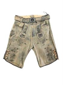 Lederhose Kurz Buchner natur blau Kernig - Gr.52