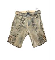Lederhose Kurz Buchner natur blau Kernig
