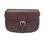 Luisesteiner Handtasche mit Schnalle - 49 bordo