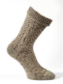 LuiseSteiner Socken Kurz meliert braun - 46-47