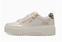 Marco Tozzi Damenschuh Sneaker cream/leo - Gr.41 Marco Tozzi Damenschuh Sneaker cream/leo - Gr.41