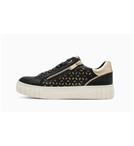 Marco Tozzi Damenschuh Sneaker schwarz/gold