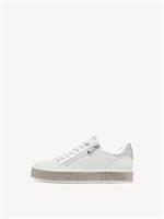 Marco Tozzi Sneaker weiss/Glitzer - Gr.38