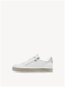 Marco Tozzi Sneaker weiss/Glitzer - Gr.41