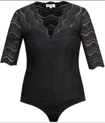 Marjo Body Gina-Lotta schwarz Halbarm - Gr.38