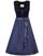 Marjo Dirndl Kurz Bidingen nachtblau - Gr.40