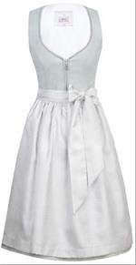 Marjo Dirndl Kurz Holly mint/silber - Gr.44