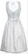Marjo Dirndl Kurz Holly mint/silber - Gr.44