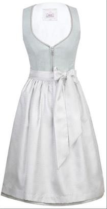 Marjo Dirndl Kurz Holly mint/silber - Gr.44