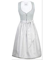 Marjo Dirndl Kurz Holly mint/silber