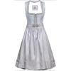 Marjo Dirndl Kurz Kimba eisblau/silber - Gr.42