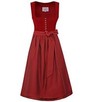 Marjo Dirndl Kurz Nussdorf rot