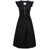 Marjo Dirndl Midi 70 Eugendorf schwarz - Gr.34