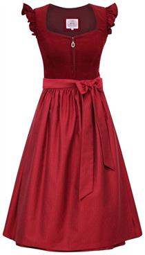 Marjo Dirndl Midi 70 Flügelarm Ansfelden karibu - Gr.34