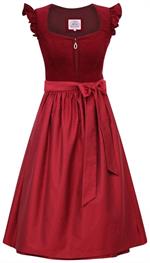 Marjo Dirndl Midi 70 Flügelarm Ansfelden karibu - Gr.36