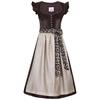 Marjo Dirndl Midi 70 Flügelarm Oberhofen espresso - Gr.36