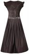 Marjo Dirndl Midi 70 Flügelarm Oberhofen espresso - Gr.38 | Bild 2