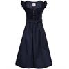 Marjo Dirndl Midi 70 Hochwinkel d'blau - Gr.32