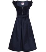 Marjo Dirndl Midi 70 Hochwinkel d'blau - Gr.32