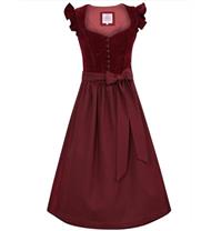 Marjo Dirndl Midi 70 Hochwinkel wine