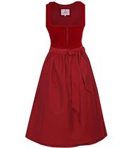 Marjo Dirndl Midi Emmering kirsche