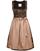 Marjo Dirndl Midi Iggensbach schwarz/taupe - Gr.34