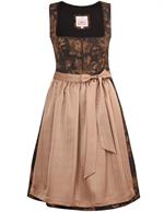 Marjo Dirndl Midi Iggensbach schwarz/taupe - Gr.34