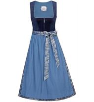 Marjo Dirndl Midi Irsee nachtblau/denim