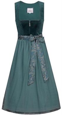 Marjo Dirndl Midi Irsee petrol/jade - Gr.42