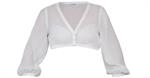Marjo Dirndlbluse 3/4 Nandlstadt weiss - Gr.48